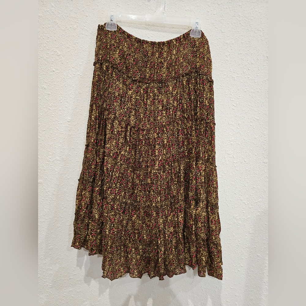 Multi-Colored 100% Polyester Blend. Size Large - image 1